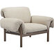 Cardero Beige Lounge Chair